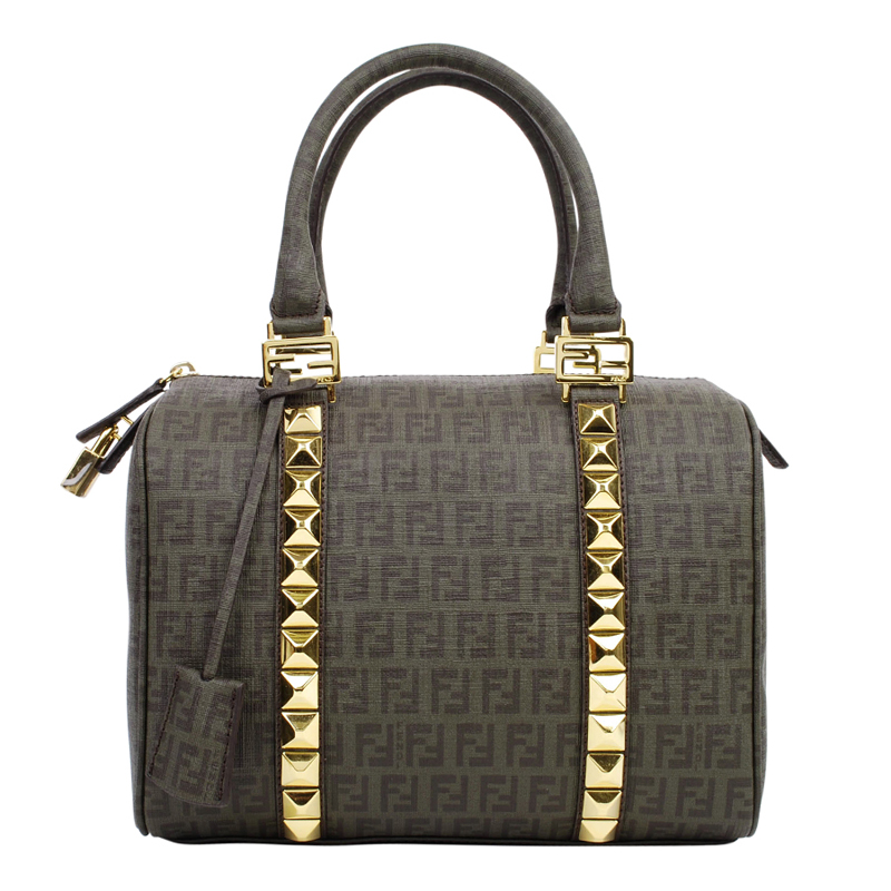 8F0006 Fendi Zuccino più stallone borsa Boston